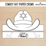 Cowboy Hat Template Free Printable   Shop On Pinterest Throughout Printable Paper Cowboy Hat Template