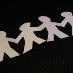 Create Beautiful Paper Doll Chains With Ease | Lovetoknow In Holding Hands Printable Paper Doll Chain Template