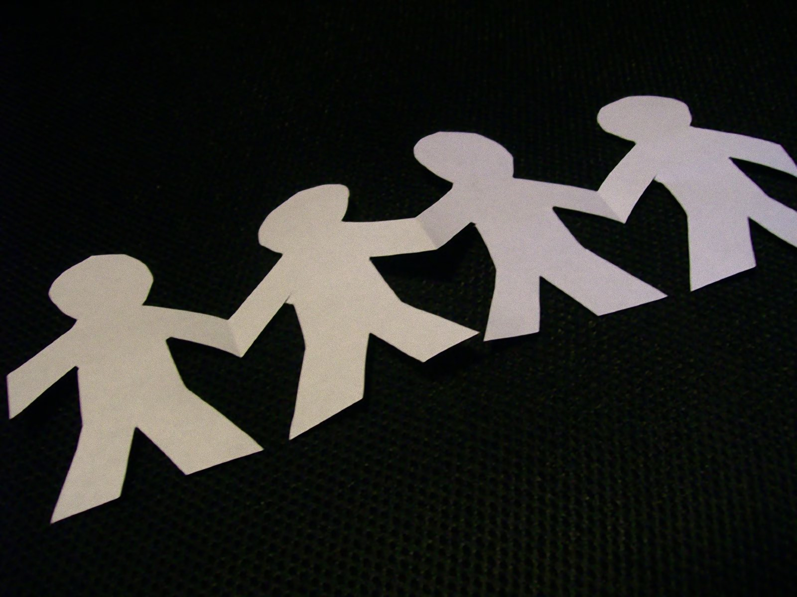 Create Beautiful Paper Doll Chains With Ease | Lovetoknow in Holding Hands Printable Paper Doll Chain Template