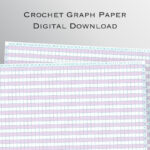 Crochet And Knitting Numbered Graph Paper | Crochet Graph Paper Intended For Printable Crochet Graph Paper