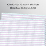 Crochet And Knitting Numbered Graph Paper | Crochet Graph Paper With Crochet Graph Paper Printable