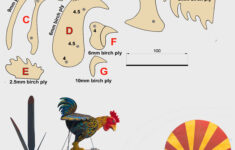 Crowing Rooster Whirligig Construction Video Part One for Free Printable Paper Whirligig Patterns