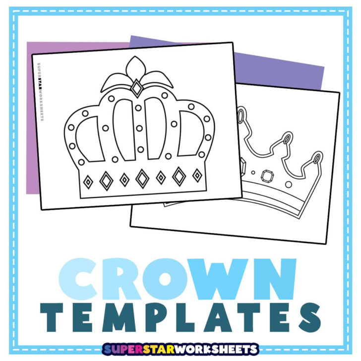 Printable Paper Crown Template