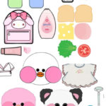 Cute Intended For Printable Paper Doll Duck