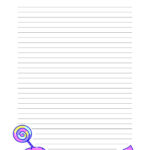 Cute Lined Paper Printable (13 Free Designs) | The Pink Craft Box Regarding Printable Paper With Lines For Kids