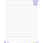 Cute Lined Paper Printable (13 Free Designs) | The Pink Craft Box With Regard To Cute Printable Paper