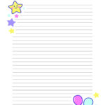 Cute Lined Paper Printable (13 Free Designs) | The Pink Craft Box Within Pretty Printable Paper