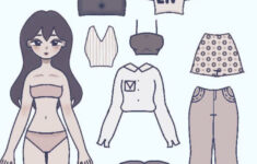 Cute Retro Paper Doll | Paper Dolls Clothing, Paper Doll Dress intended for Printable Paper Doll Body Free