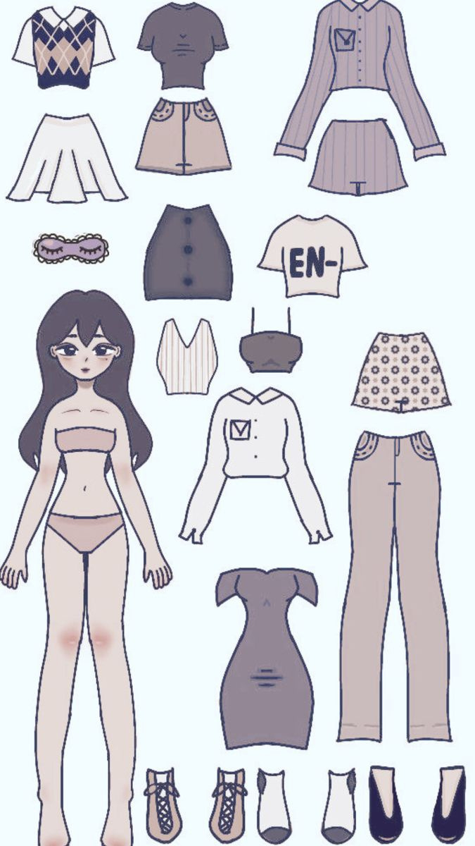 Cute Retro Paper Doll | Paper Dolls Clothing, Paper Doll Dress intended for Printable Paper Doll Body Free