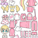 Одежды Inside Printable Paper Doll Kawaii