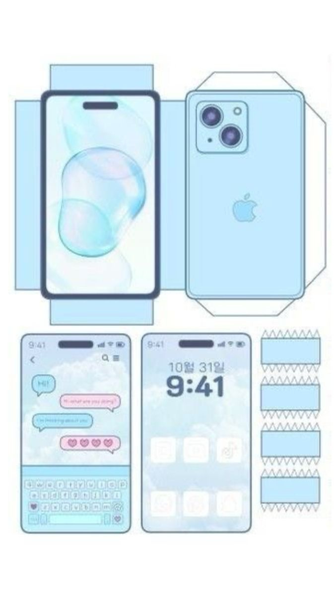 Хз with Printable Paper Squishy Template Iphone