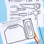 Diy Father'S Day Toolbox Craft — Gathering Beauty Intended For Printable Paper Toolbox Template