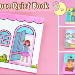 Diy Handmade Doll House Quiet Book | Paper Doll House | Busy Book For  Toddler | Paper Gaming Book Within Quiet Book Printable Paper Doll House