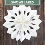 Diy Paper Bag Snowflakes (Easy Diy Christmas Decoration) In Free Printable Paper Bag Snowflake Template
