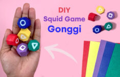 Diy Paper Gonggi Game Inspiredsquid Game | How To Make Gonggi Squid  Game 🦑 with Printable Paper Gonggi