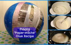 Diy Pinata “Paper-Mache” Glue Recipe - Supermommy with regard to Printable Paper Mache Recipe