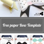 Diy Printable Paper Bow With Template Throughout Printable Paper Bow Template