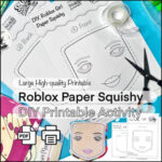 Diy Roblox Papier Squishy Printable | Baddie Paper Doll Vorlage Intended For Printable Paper Squishy