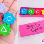 Diy Squid Game Gonggi / How To Make / Paper Craft / 5 Minute Crafts /Craft  With Paper/ Art And Craft With Printable Paper Gonggi