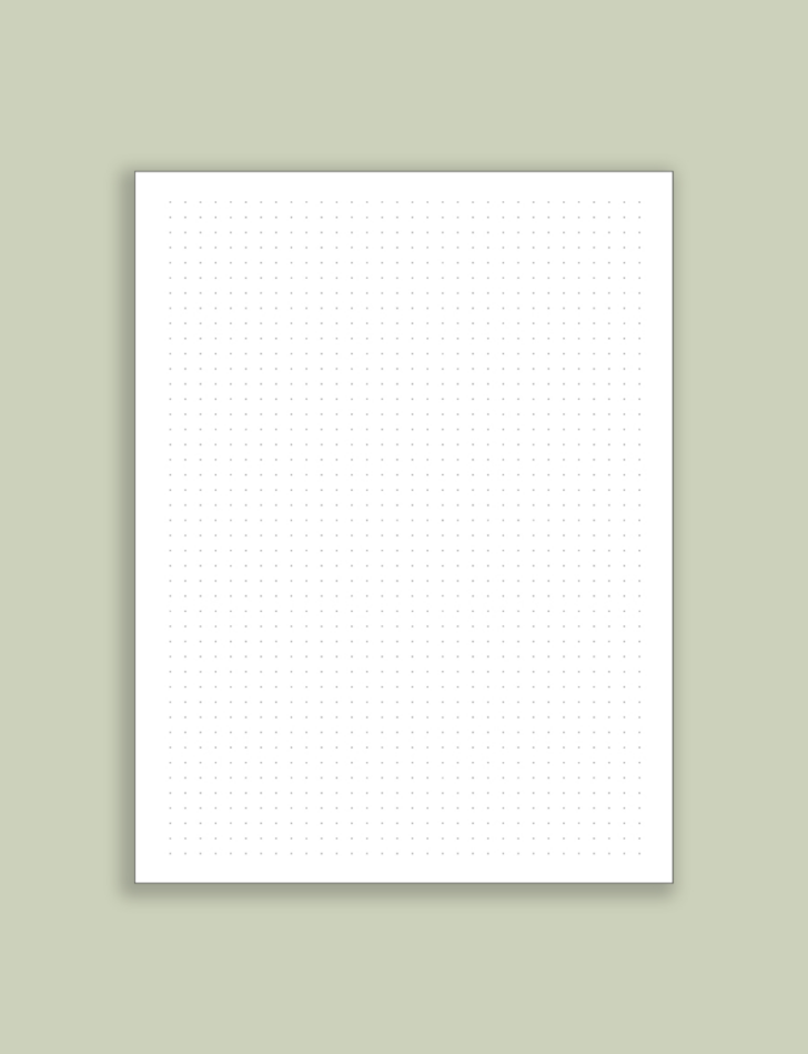 Bullet Journal Printable Paper