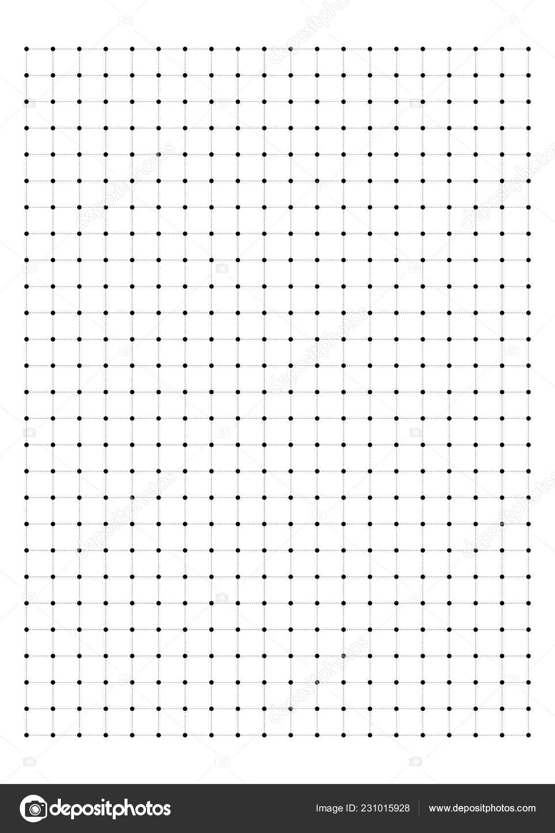 Dot Grid Paper Graph Paper White Background Vector Illustration with regard to 1 Cm Dot Grid Paper Printable