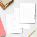 Dot Grid Paper Printable   A4, A5, A6, 8X10, Pocket, Personal, Us Throughout Printable Letter Size Dot Grid Paper