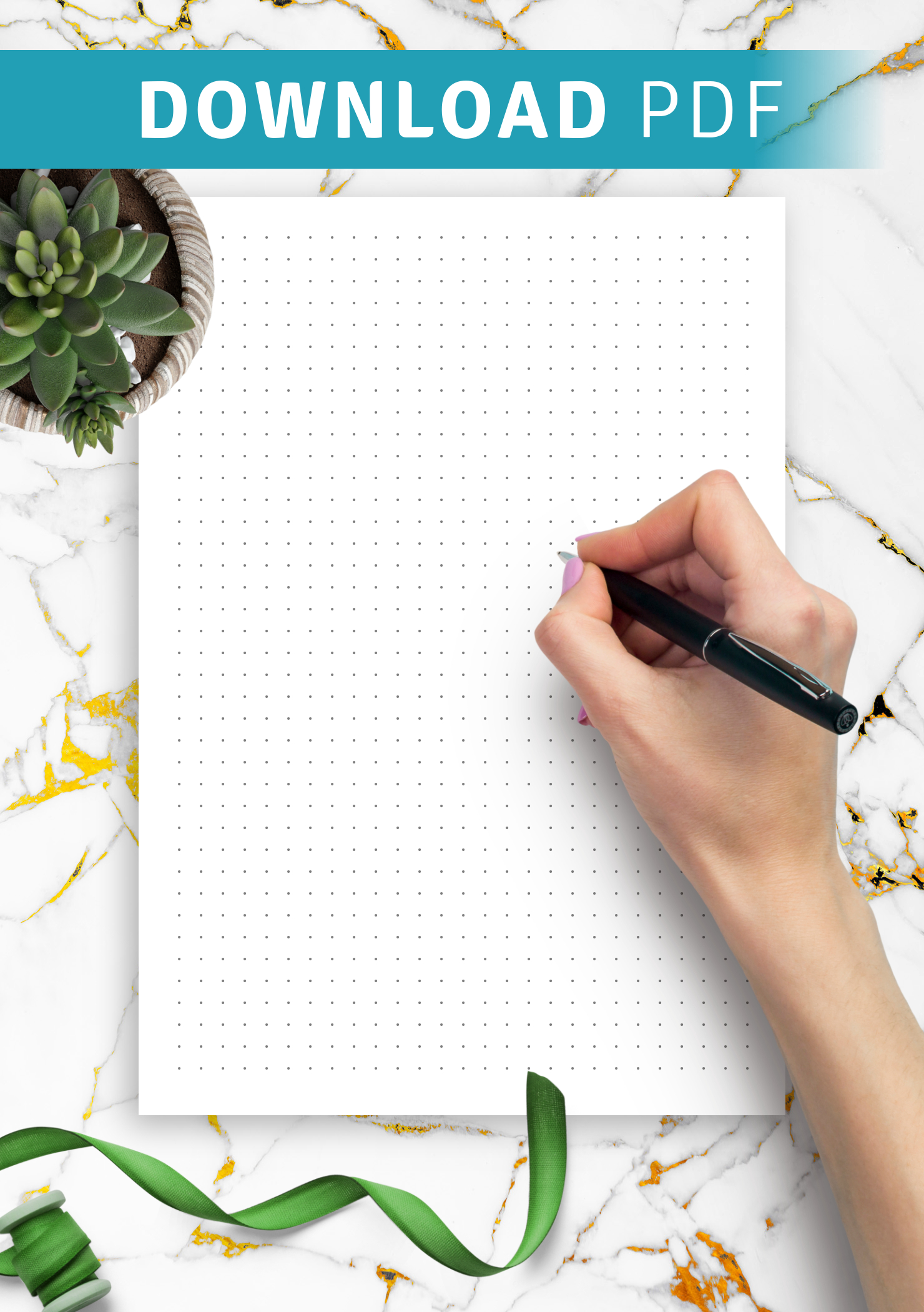 Dot Grid Paper Template – Ideal For Notes, Sketches &amp;amp; More inside 5mm Dot Grid Paper Printable