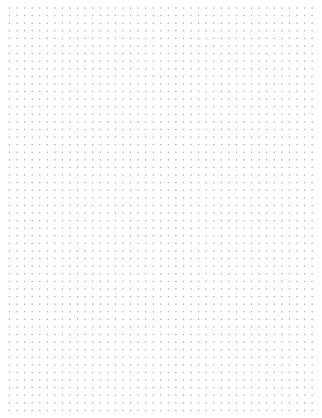 Dotted Grid Papier, 10 Seiten (Digital, Printable) - Etsy.de throughout Dot Printable Paper