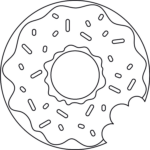 Doughnut Printable   Printable Party Favors Within Printable Paper Donut Template