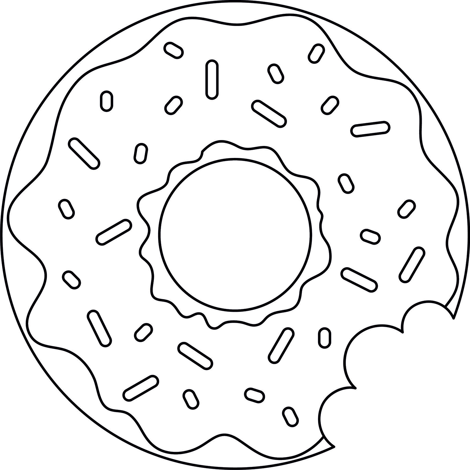 Doughnut Printable - Printable Party Favors within Printable Paper Donut Template