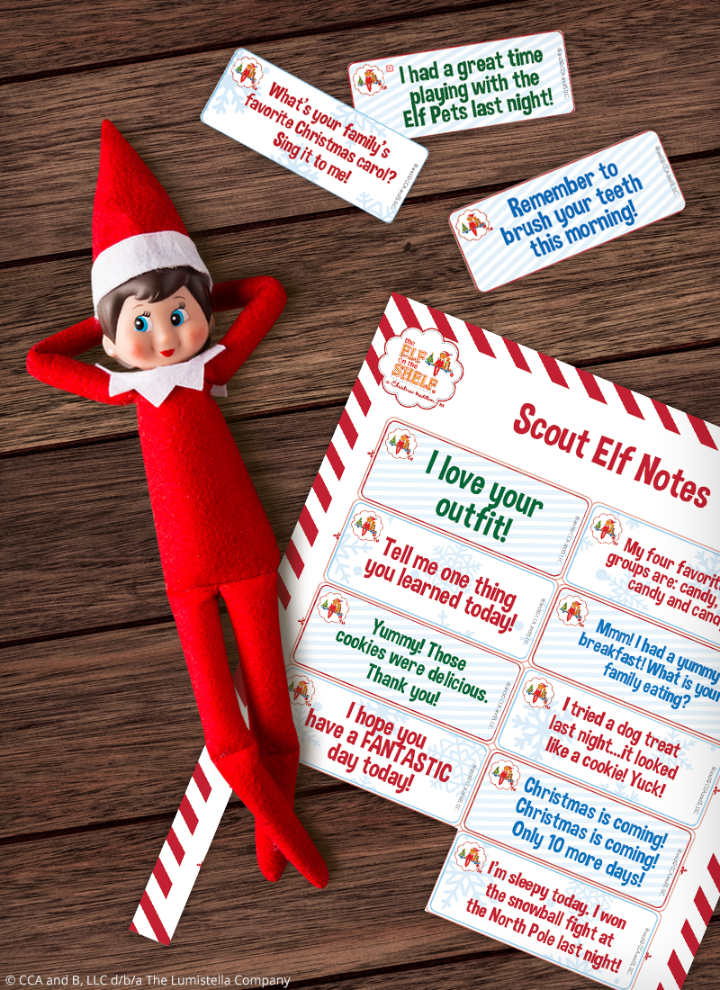 Download Free Printable Elf On The Shelf Notes | The Elf On The Shelf with Elf On the Shelf Printable Paper