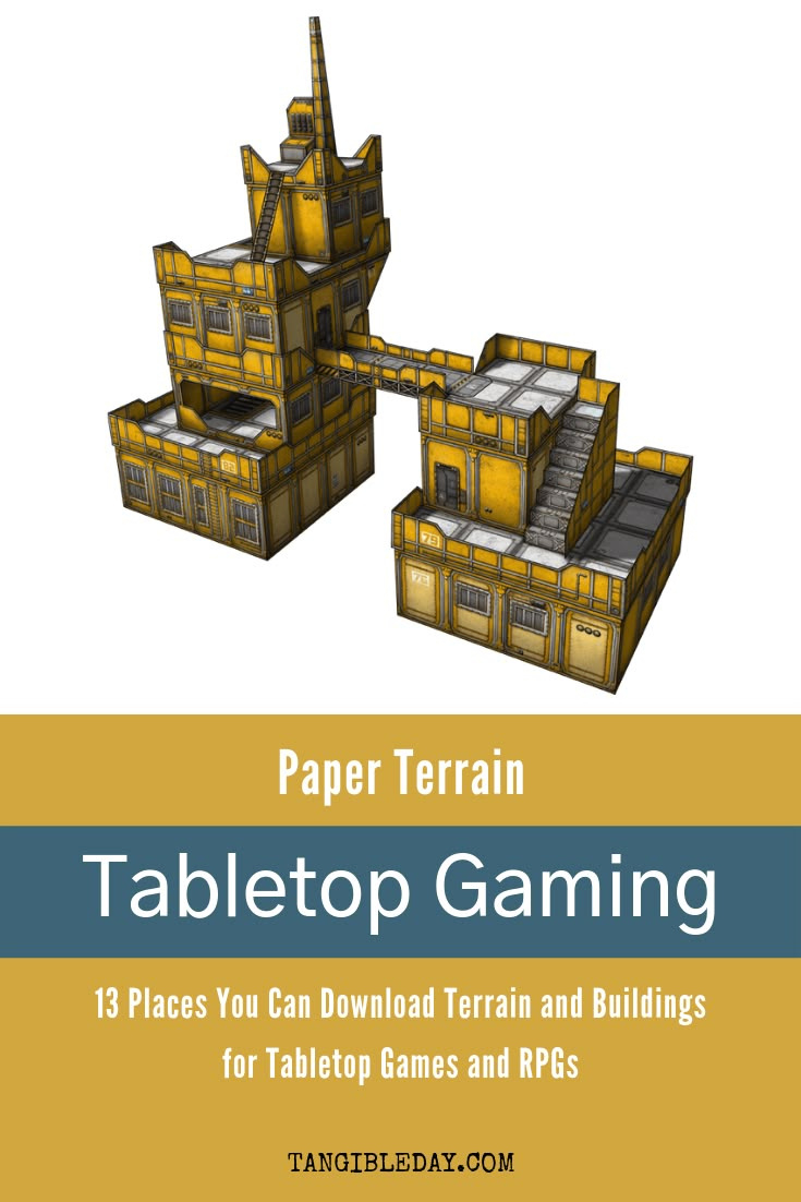 Download Paper Terrain! Warhammer 40K, Infinity Miniatures And More! in Free Printable Paper Wargame Terrain