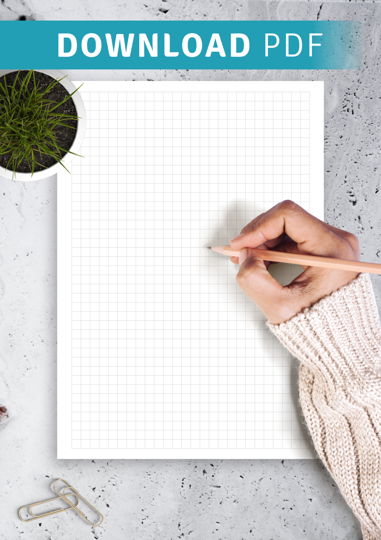 5 Squares Per Inch Graph Paper Printable | Grid Paper Printable
