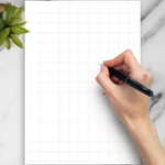 Download Printable Half Inch Graph Paper Pdf Within Half Inch Graph Paper Printable