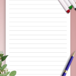 Download Printable Lined Paper Template 10Mm Pdf Inside A4 Lined Paper Printable