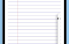 Download Printable Lined Paper Template - Wide Ruled 8.7Mm Blue Pdf for Wide Ruled Printable Paper
