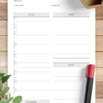Download Printable One Page Project Planner Template Pdf In Printable Paper For Project
