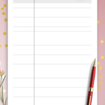 Download Printable Table 2 Column Pdf Throughout Printable Paper With Columns