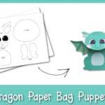 Dragon Paper Bag Puppet   Frosting And Glue  Easy Crafts, Games Regarding Free Printable Paper Dragon Puppet