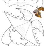 Dragon Paper Model   Free Printable Paper Modelsanton Filonov Regarding Dragon Printable Paper