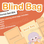 Druckbare Papier Blind Tasche Idol Plüsch Papier Puppe Anziehspiel Throughout Printable Paper Blind Bag