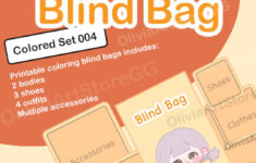 Druckbare Papier Blind Tasche Idol Plüsch Papier Puppe Anziehspiel throughout Printable Paper Blind Bag