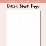 Druckbare Punktraster Seiten Für Bullet Journal / Gepunktete Inside Bullet Journal Printable Paper
