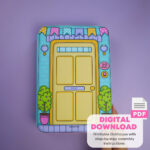 Druckbares Diy Projekt „Dream Dollhouse With Paper Dolls Busy Book Regarding Printable Paper Doll House Book