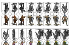Dungeons And Dragons Miniatures: 92 D&amp;D Paper Miniature Ideas To regarding Printable Paper Miniatures