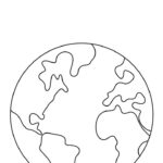 Earth Template {Free Printable Pdf}   Crafts On Sea Within Printable Paper Globe Template