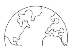 Earth Template {Free Printable Pdf} - Crafts On Sea within Printable Paper Globe Template
