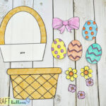 Easter Basket Paper Craft   The Craft Balloon With Regard To Printable Paper Easter Basket