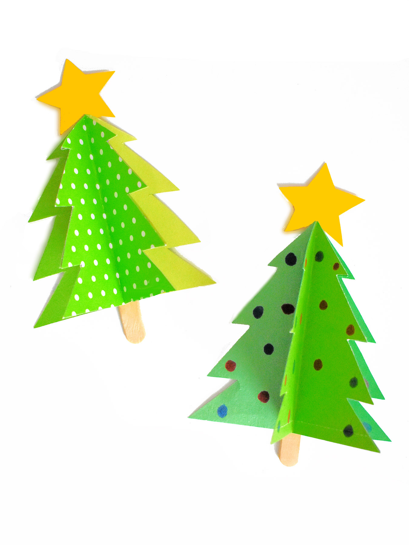 Easy Christmas Tree Craft For Toddlers (With Free Printable with Printable Paper Christmas Tree