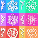 Easy Diy Snowflake Templates. Perfect Decorations • Happythought With Regard To Printable Paper Snowflake Patterns